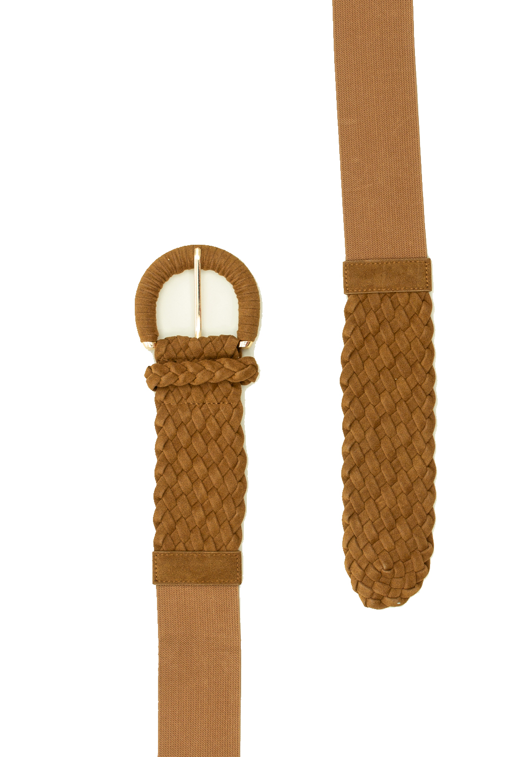CINTURA ELASTICO E FAKE SUEDE 40%ELASTIC+50%POLYESTER+10%METAL,MADE IN PRC   